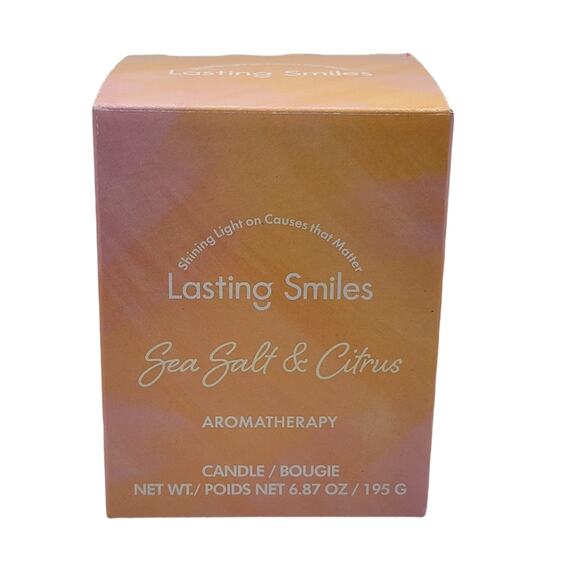 Lasting Smiles Sea Salt & Citrus Aromatherapy Candle - Picture 3 of 5